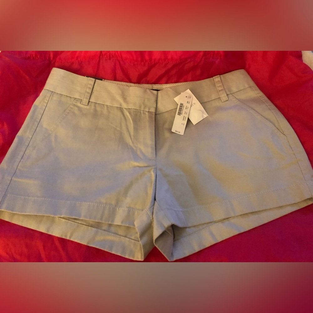 J Crew chino shorts size 8 NWT